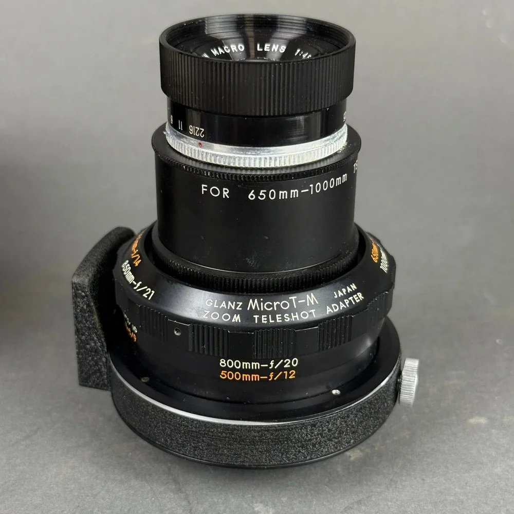 Samigon Glanz Micro T-M Zoom Teleshot Adapter 90mm Macro Lens Set Japan